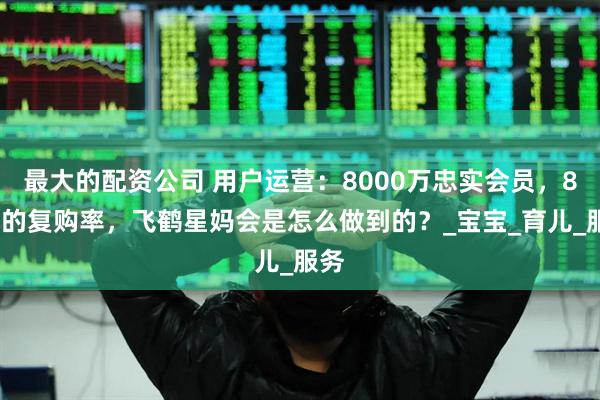 最大的配资公司 用户运营：8000万忠实会员，85%的复购率，飞鹤星妈会是怎么做到的？_宝宝_育儿_服务